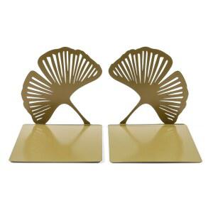 은행나무 잎 금속 책꽂이 식물 잎맥 가정 및 사무실 책장 장식용