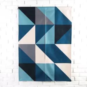 야외 가림막커튼 가림막 카페 주방 입구 벽커튼 블루