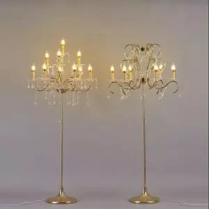 엔틱 장스탠드 웨딩홀 조명 스탠드 장식 앤틱 샹들리에 플로어