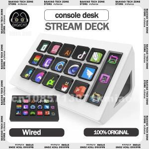 StreamDeck 미니 비주얼 키보드 LCD 버튼 15키 라이브 콘텐츠 생성 컨트롤러 Windows/MacOS용  Kryboard 선
