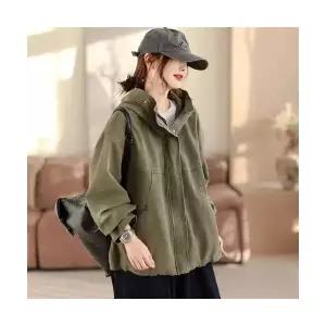 헐크 여성 여친 잠바 집업야구항공 후드 트렌치코트 봄 캐주얼 빅사이즈 솔리드 코트 KKE1