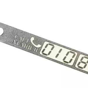 흡착식 메탈 축광 주차번호판