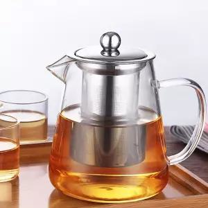 차향기 내열유리 차포트 450ml 다관 티포트 내열유리 내열유리차포트