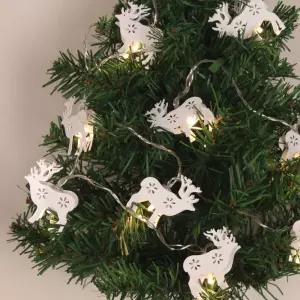 10구 USB LED 루돌프 가랜드 전구 크리스마스 줄조명 별조명 USB조명 LED조명