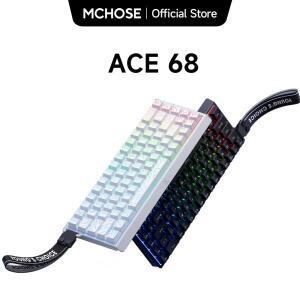 MCHOSE ACE 68 마그네틱 스위치 게이밍 키보드 홀 이펙트 래피드 트리거 프로그래밍 가능 RGB 8KHz DKS/MT/