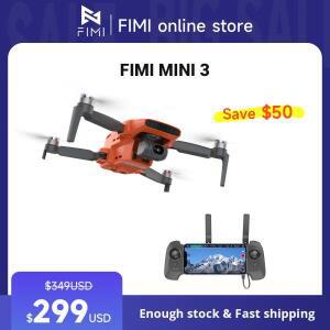 FIMI MINI 3 4K HDR 카메라 드론, 3축 짐벌 안정화, 9KM 비디오 전송, 접이식 GPS RC 쿼드콥터 245g RTF