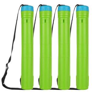 라니아케아 4PCS 확장형 포스터 튜브, 스트랩 보관용 운반용 튜브 홀더 튜브로 문서, 청사진, 그림 및 아트워크 17 u201D에서 30 u201D로 확장