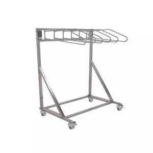 납가운 걸이 행거 방호복 방사선 차폐복 진열 모델 풀리 옷