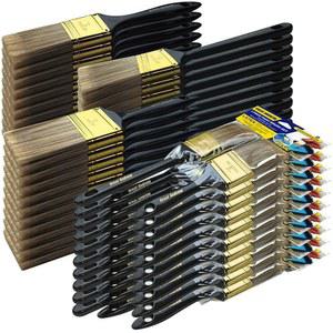 훌륭한 앤드류 페인트 브러시, 30개의 PCS(2인치 3인치 평면 및 2인치 각도) 벌크 브러시 팩 다용도, 벽 울타리용 세트 홈 가구 트림