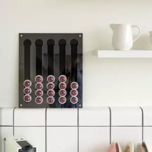 커피 캡슐 아크릴 홀더 케이스 자석형 정리 디스펜서 보관함 거치대 캡슐디