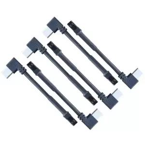 인씨네 오토바이 배달대행 휴대폰 자석 방수 케이스 교체 수리용 기역자 갤럭시 C타입 충전젠더 6개셋트