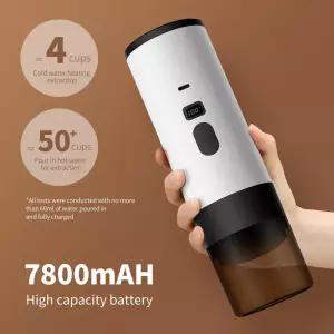 2025년 신형 휴대용 캡슐 커피 메이커 고압 추출 무선 빠른 가열 긴 배터리 수명 및 터치스크린 ？ 바리스타