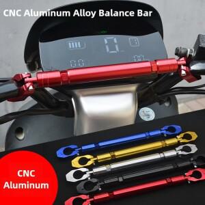 22mm 바이크 오토바이 핸들 바 그립 조정 가능 크로스바 밸런스 브래킷 스티어링 휠 교체로드 확장 강화