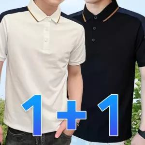 1+1 남성 카라 티셔츠 봄 여름 유니폼 단체티 반팔티 골프 운동 데일리 남자 카라티