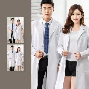 병원 의사 가운 실험 위생복 피부 관리사 병원복 실험복 간호사 영양사 사계절 유니폼
