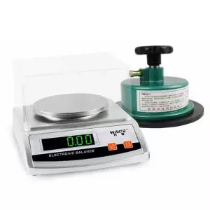 정밀 시편 저울 전자저울 측정기 무게 고정밀 섬유 원단