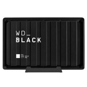 WD_BLACK 8TB D10 게임 드라이브 - , , PC 및 Mac과 호환되는 휴대용 외장 하드 드라이브 HDD - WDBA3P0080HBK-NESN