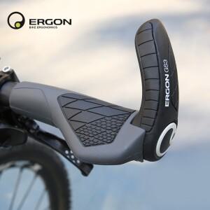 ERGON GS3 자전거 핸들 그립 미끄럼 방지 고무 MTB 사이클링 바 엔드 조절 가능 마운트 핸드 커버 5Nm