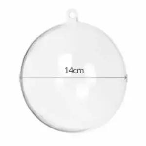 원형캡슐 아크릴볼 14cm 1P 캡슐케이스 투명통케이스