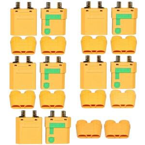 Amass XT90S 커넥터  스파크 방지 암수 전동 어댑터  배터리 ESC 및 충전기 리드  RC 자동차 트럭용