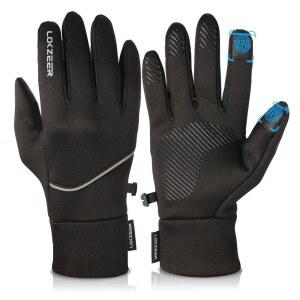 남성용 록지어 겨울 사이클링 장갑 터치스크린과 미끄럼 방지 손바닥이 있는 윈드 워터프루프 보온 자전거 달리기 하이킹 및 스포츠를 위한 가벼운
