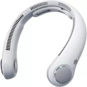 지슬라이프 휴대용 넥 선풍기 업그레이드 넥브레이스 개인 핸즈 프리 5단 기어 조절 5000mAh 웨어러블