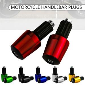 범용 바이크 오토바이 핸들 바 엔드 플러그 캡 알루미늄 합금 방진 방수 보호 커버  설치