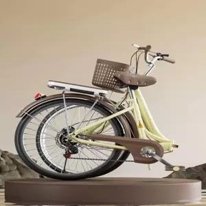 여성용 접이식 자전거 대학생 성인용 캠퍼스 브레이크