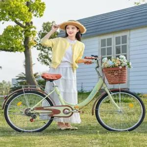 초경량 접이식 자전거 여성용 학생용 변속 이동식