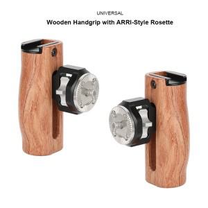 Kayulin 카메라 나무 핸드 그립  ARRI  로제트 M6 수 마운트 및 콜드 슈  소니호환 DSLR 케이지 숄더 리그