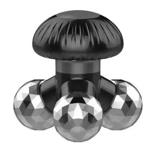 자기 마사지 이완 또는 근육 긴장을 위한 3개의 반죽 헤드가 있는 새로운 4 in1 휴대용 진동 마사지기 미니