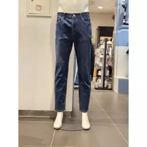 클라이드앤 클라이드 frank stone 밴딩 테이퍼트 다크블루 데님팬츠 FOIDP343M