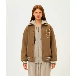 매장정품 코닥 KODAK 브라우니 바시티 자켓 BEIGE K5423LJK93BEI 670218