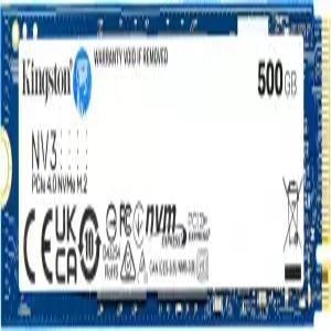 Kingston NV3 500GB 2280 NVMe SSD PCIe 4.0 Gen 4x4 Up to 5000 SNV3S/500G