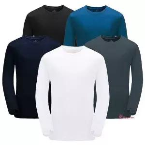 남자쿨티긴팔티 여름 냉감 쿨링 아이스티셔츠 남성 작업복 쿨론 기능성 쿨긴티 이너웨어qrs989