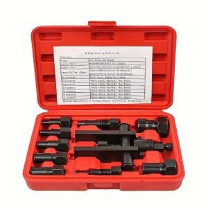 10개 세트 실용적인 베어링 박스 풀러 제거 키트 오토바이 내부 도구