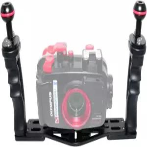 NS10 수중 카메라 트레이 확장형 손잡이 그립 브래킷 고프로 pt059 rx100 uw 하우징 범용 소프트 핸들