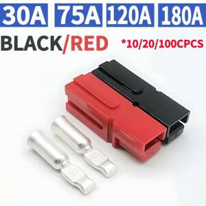 10/50/100/500 피스  단극 SB30 30A 플러그 600V DC 배터리 커넥터 UPS 전원 고전류 퀵