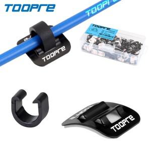 자전거 스틱 온 케이블 가이드 클립 접착 알루미늄 합금 C-클립 프레임 하우징 홀더  시프트 브레이크 유압