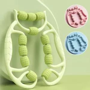 12 라운드 원형 다리 슬리밍 근육 스트레칭 및 이완 마사지 장비 유물 클램프