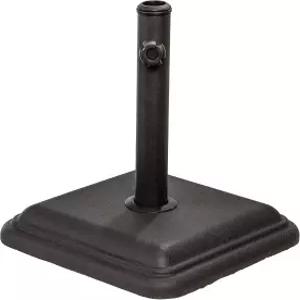 미국 무게 26파운드 우산 받침대 - 캐스트 스톤 야외 스탠드 기둥과 함께 사용 가능 파티오 테이블과