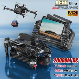 2025년 신형 AE60 울트라 프로페셔널 드론, 8K 카메라, GPS 위치 추적, 3축 짐벌, 장애물 회피 기능 탑재