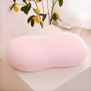 리브하우스 메모리폼 목베개 편안한 마사지 목쿠션 땅콩 핑크 811987