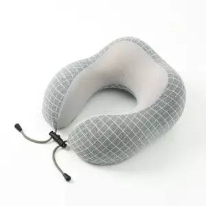 리브하우스 소프트 목쿠션 메모리폼 목베개 회색 기내 여행 811716