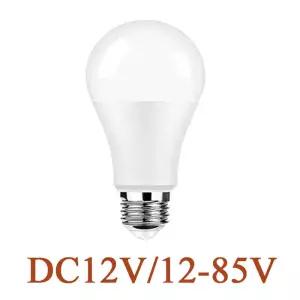 야외 조명 LED 전구 튜브 DC12V E27 램프 캡 3W/6W/9W/12W/15W/18W/20W는 실외 저전압 적합합니다