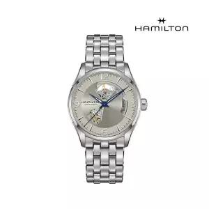 [해밀턴]H32705121 재즈마스터 오픈하트 오토 42mm 샴페인 다이얼 메탈 남성시계 3166213