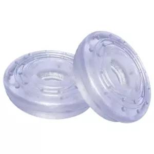 2개 투명 미끄럼 방지 패드 도어 풀업 바 엔드 캡 고무 커버 스포츠 장비 액세서리 피트니스 바디 빌딩