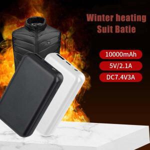 겨울 난방 10000mAh 가열 조끼 배터리 가열 조끼 자켓 장갑 난방 의류에 대 한 외부 Powerbank