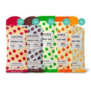 레카 내추럴 에너지 젤 12팩 u2013 말토덱스트린 프리 러닝 프루트 바질 시즈 27g 탄수화물 고전해질 마라