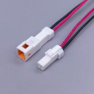 2P 0.6 MM 50CM 방수 와이어 커넥터 플러그 케이블이있는 남성과 여성 소켓 JST JWPF 전기
